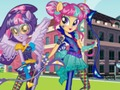 Jogo Meninas de Equestria. Jogos de Amizade: Tiro com Arco  online