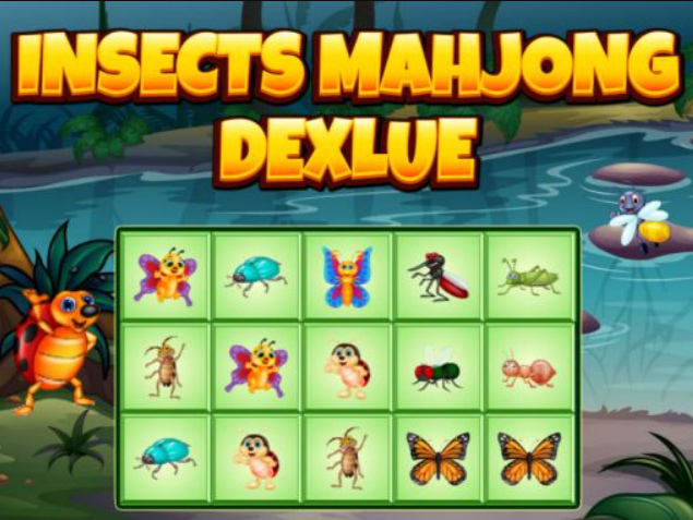 Jogo Insetos Mahjong Deluxe  online