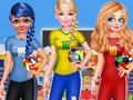 Jogo Princesa BFF vota para as quartas-de-final do FIFA 2018  online
