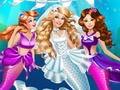 Jogo Casamento da boneca da sereia  online