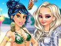 Jogo Princesas Boho Beachwear Obsession  online