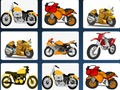 Jogo Motocicletas de desenho animado: para memória  online