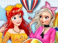 Jogo Princesas da moda e festival de balões  online