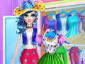 Jogo Dressup de menina de doces  online