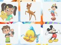 Jogo Personagens de desenhos animados: memória  online