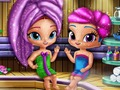 Jogo Shimmer and Shine: gins espumantes na sauna  online