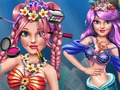Jogo Salão de maquiagem subaquática  online