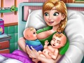 Jogo Nascimento dos gêmeos da princesa do gelo  online