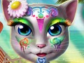 Jogo Maquiagem de praia para gatinhos  online