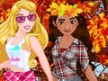 Jogo Flanelas Princesa Outono  online