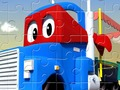 Jogo Quebra-cabeça de caminhões da cidade de carros  online