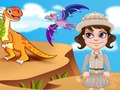 Jogo Escavação de ossos de dinossauro  online