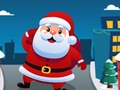 Jogo Corrida pela Cidade do Papai Noel  online