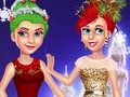 Jogo Penteados de árvore de Natal inspirados  online