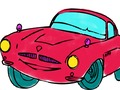 Jogo Livro para colorir de carros de corrida  online