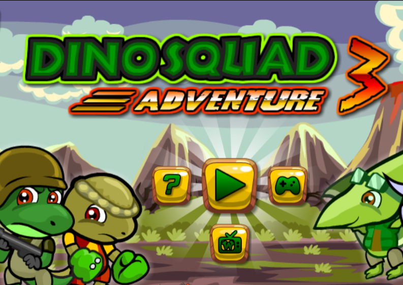 Jogo Aventura em equipe de dinossauros 3  online