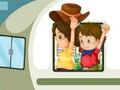 Jogo Jigsaw viajando da família  online