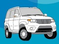 Jogo Carros russos para colorir livro  online