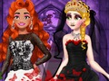 Jogo Princesa vestido de noiva preto  online