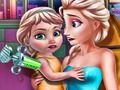 Jogo Vacinas da criança da rainha do gelo  online