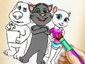 Jogo Livro para colorir Kitty online