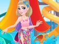 Jogo Princesa Eliza indo ao parque aquático  online
