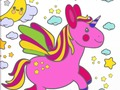 Jogo Livro de colorir fabuloso unicórnio fofo  online