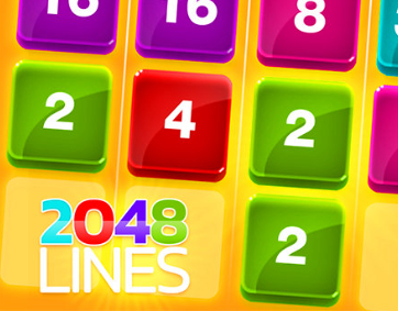Jogo 2048 linhas online