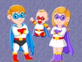 Jogo Quebra-cabeça da família do super-herói  online