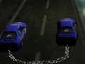Jogo Carros de polícia de condução impossíveis acorrentados  online