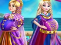 Jogo Princesas do Palácio BFFS Grávida  online