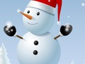 Jogo Feliz boneco de neve para colorir online