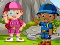 Jogo Crianças acampando estrelas escondidas online