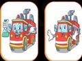 Jogo Memória de caminhão de bombeiros  online