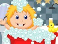 Jogo Jigsaw do banho do bebê  online