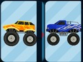 Jogo Memória Extreme Monster Trucks  online