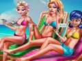 Jogo Prep de bronze de boneca praia online