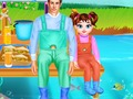 Jogo Feliz fim de semana do bebê Taylor  online