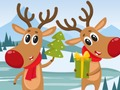 Jogo Jigsaw de veado de Natal online