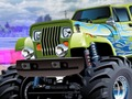 Jogo Monster Truck Praia Surf  online