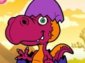 Jogo Colorir Dinossauros Engraçados da Era do Gelo  online