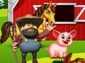 Jogo Diferenças de fazenda dos desenhos animados  online