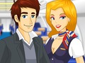 Jogo Aeromoça beijando  online