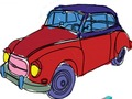 Jogo Carros do timer velho colorir online