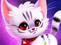 Jogo Colorir de gatinho fofo online