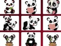 Jogo Desafio fofo da memória do panda online