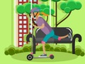 Jogo Scooter elétrico monta quebra-cabeças  online