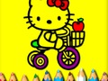 Jogo De volta à escola: Sweet Kitty Coloring  online