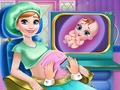 Jogo Princesa do gelo grávida Check Up  online