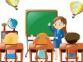 Jogo Volta ao quebra-cabeça da escola  online